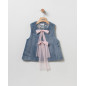 Vestido Flores Petrol-Coco Acqua