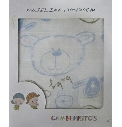 Muselina(Perro) 120x120cm-Gamberrito's
