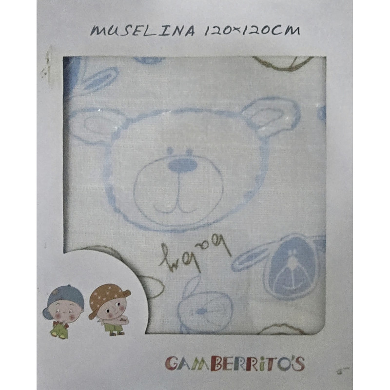 Muselina(Perro) 120x120cm-Gamberrito's