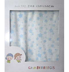 Muselina 120x120 cm-Gamberrito's