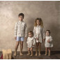 Vestido Cuadros Beig-CMP tex