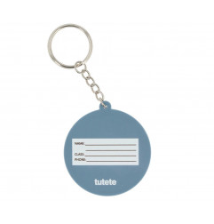 Llavero Silicona Personalizable Star Blue-Tutete
