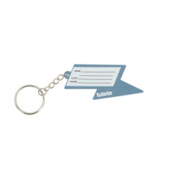 Llavero Silicona Personalizable Thunder Blue-Tutete