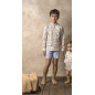Conjunto Niño Cuadros Beig -CMP Tex
