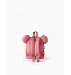 Mochila con Orejitas para Bebé y Niña 'Minnie', Rosa-Zippy