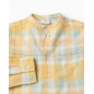 Camisa de bebé niño a cuadros cuelo mao-Zippy Camisa de bebé niño a cuadros cuelo mao-Zippy
