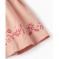 Vestido de niña 100% algodón con bordados de punto de cruz-Zippy