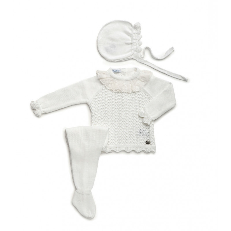Conjunto 3.P Todo Calado Blanco-Juliana