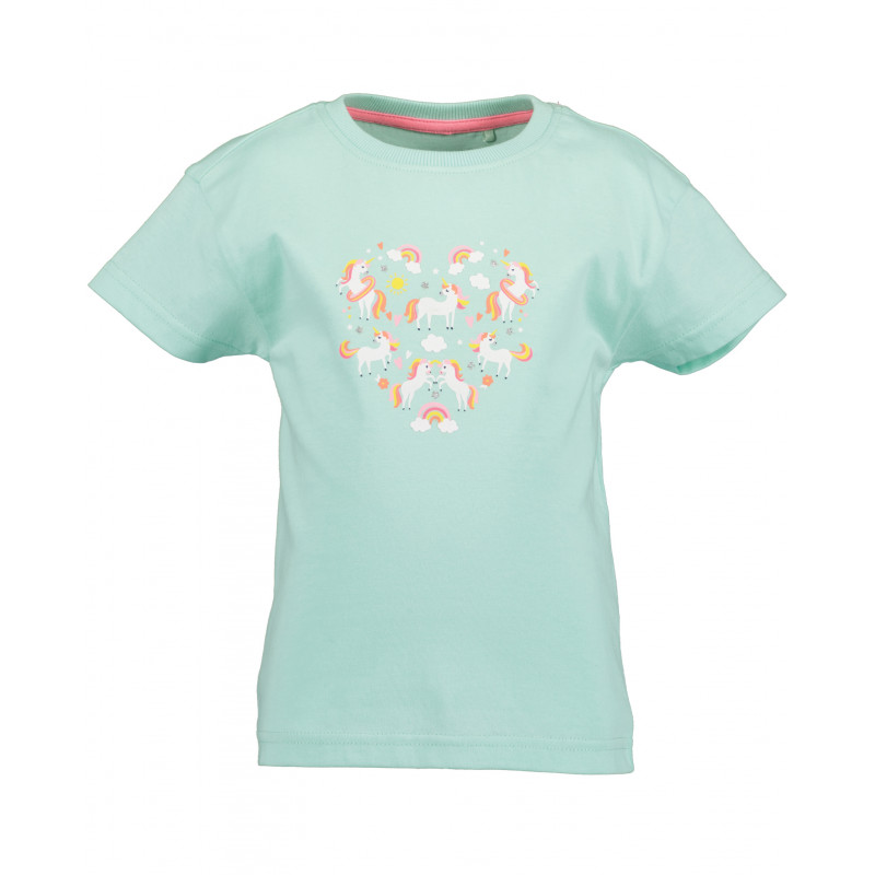 Camiseta Unicornio-Blue Seven