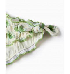 Bikini de niña estampado en verde claro-Zippy