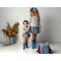 Conjunto  Peto Volante y Camisa Flores-CMP Tex