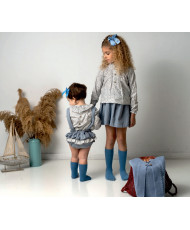 Conjunto  Peto Volante y Camisa Flores-CMP Tex