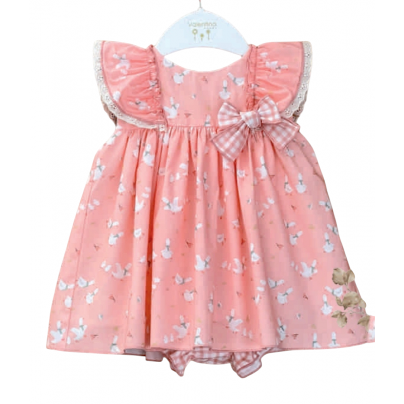 Vestido Coco Pink+Culote-Valentina