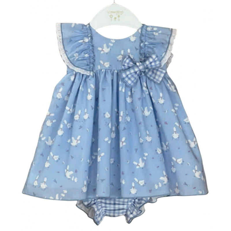Vestido Coco Blue+Culote-Valentina