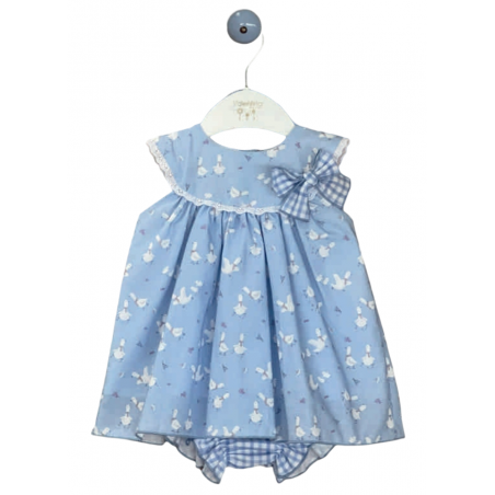 Vestido Coco Blue+Culote-Valentina
