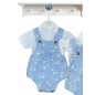 Conjunto Coco Blue Camisa de Algodón+ Ranita-Valentina