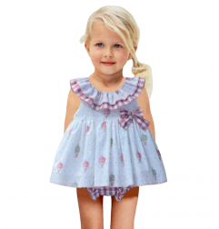 Vestido Balloon Pink +Culote-Valentina