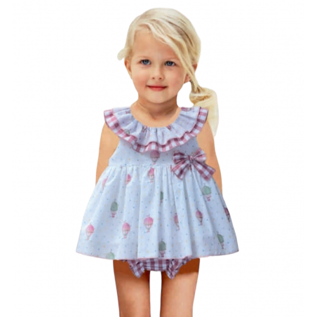 Vestido Balloon Pink +Culote-Valentina