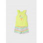 Conjunto pantalón corto y camiseta helado niña citron-Mayoral