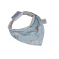 Set Babero Bandana Reversible+Tres Babitas Amore Aqua- Todo Amor Baby