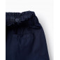Short de niña de popelina con cintura elástica-Zippy