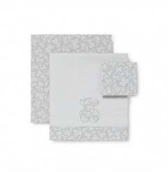 Juego de sabanas Kaos Gris-Tous Baby