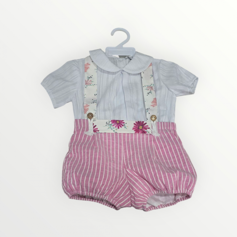 Conjunto Bebé Niño Colección Achicoria-Manuela Montero