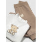 Conjunto 4 piezas pantalón largo recién nacido luna muffin-Mayoral