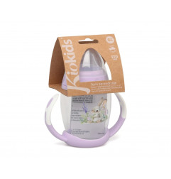 Taza de aprendizaje step 1 conejo lavanda-Kiokids